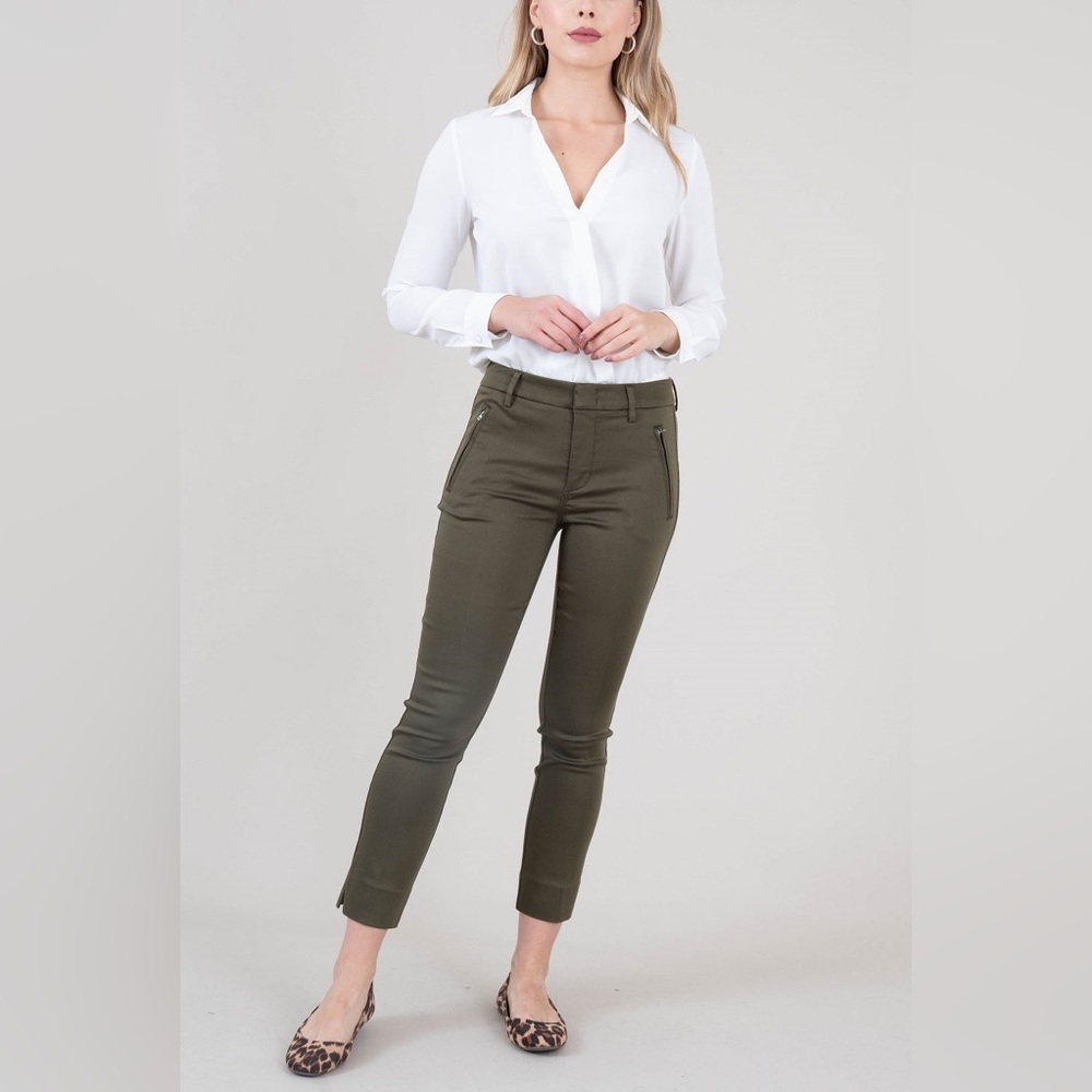 Anthropologie Level 99 Sage Green Trouser Pants Size 26